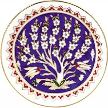 Kütahya Porselen 13 cm El Dekoru Tabak Dekor No 01168