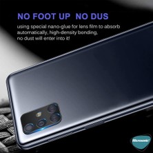 Microsonic Samsung Galaxy A71 Kamera Lens Koruma Camı V2 Siyah