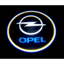 Femex Opel Pilli Yapıştırmalı Kapı Altı LED Hayalet Logo Kutu Içeriği 2 Adet