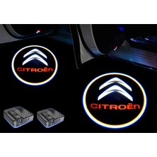 Femex Citroen Kapı Altı LED Hayalet Logo  Kutu Içeriği 2 Adet