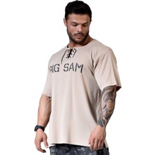 Big Sam Geniş Kesim Spor T-Shirt Big Sam 3315