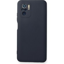 Nevarium Xiaomi Redmi Note 10 Kılıf Nano Içi Kadife Silikon - Lacivert