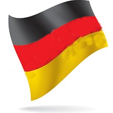 BAYRAKAL Almanya Bayrağı, Germany Flag 30 x 45 cm