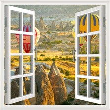 Sticker Art Pencere Poster Duvar Kağıdı Ürgüp Yapışkanlı Sticker