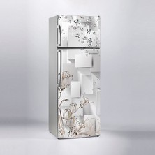 Sticker Art Buzdolabı Sticker Kaplama Dolap Kaplama Etiketi Metal Kelebekler