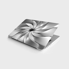 Sticker Art Laptop Sticker Notebook Pc Kaplama Etiketi 3D Metal Kare