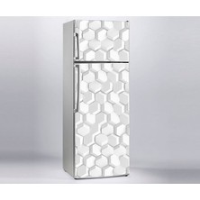 Sticker Art Buzdolabı Sticker Kaplama Dolap Kaplama Etiketi 3 Boyutlu Altıgen