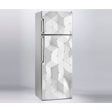Sticker Art Buzdolabı Sticker Kaplama Dolap Kaplama Etiketi 3 Boyutlu Geometrik