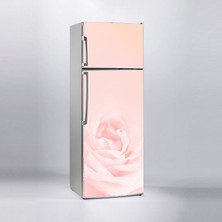 Sticker Art Buzdolabı Sticker Kaplama Dolap Kaplama Etiketi Pembe Gül