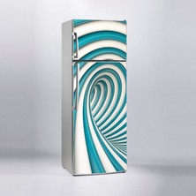 Sticker Art Buzdolabı Sticker Kaplama Dolap Kaplama Etiketi 3D Dönence