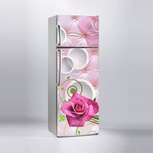 Sticker Art Buzdolabı Sticker Kaplama Dolap Kaplama Etiketi Gül Tanesi