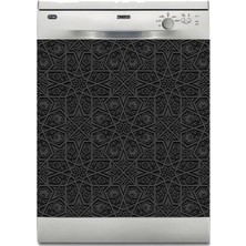 Sticker Art Bulaşık Makinesi Sticker Kaplama Beyaz Eşya Kaplama Siyah Kaplama Desen