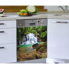 Sticker Art Bulaşık Makinesi Sticker Kaplama Beyaz Eşya Kaplama Şelaleler