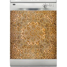 Sticker Art Bulaşık Makinesi Sticker Kaplama Beyaz Eşya Kaplama Osmanlı Oyma