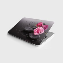 Sticker Art Laptop Sticker Notebook Pc Kaplama Etiketi Islak Taş Gül