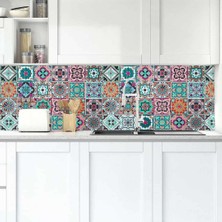 Sticker Art Mutfak Tezgah Arası Folyo Fayans Kaplama Folyosu Seramik Karo Desen