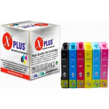 Xplus Xplus® Stylus Photo RX595 Uyumlu 6 Renk Muadil Kartuş Seti T0801-T0802-T0803-T0804-T0805-T0806