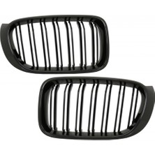 Bmw x3 x4 böbrek ön panjur ızgara mat siyah f25 2012+