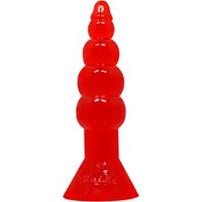 Pretty Love Butt Riders 17 cm Boğumlu Silikon Vantuzlu Anal Plug Dildo Tıkaç