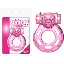 Baile Ayı Figürlü Güçlü Titreşimli Penis Halkası Klitoral Mastürbatör