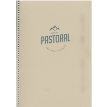 Gıpta Defter 72 Yaprak Çizgili Spiralli Pp. Kapak 17 x 24 cm Kahve Pastoral