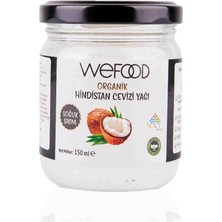 Wefood Organik Hindistan Cevizi Yağı Soğuk Sıkım 150 ml