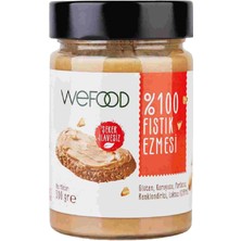 Wefood Şekersiz Sade Fıstık Ezmesi 300 gr