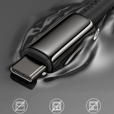 Baseus Tungsten Gold PD 100 W Şarj Kablosu USB C To USB C Kablo 2 Metre CATWJ-A01​
