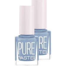 Pastel Pure Açık Mavi Gökyüzü Rengi Oje 2'li Set