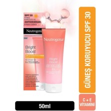 Neutrogena Bright Boost Tüm Cilt Tipleri Için Spf 30 Koruyucu Krem Hafif Doku 50ml