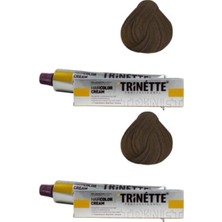 TRİNETTE 6,35 ÇİKOLATA KAHVE 60ML & BROCHES 20 VOLUME %6 OKSİDAN 60ML 2'Lİ SET