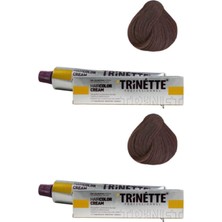 TRİNETTE 4.4 KOYU KESTANE BAKIR 60ML & BROCHES 20 VOLUME %6 OKSİDAN 60ML 2'Lİ SET