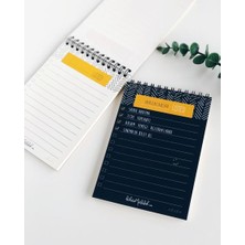 Bikutumutluluk Yapılacaklar Listesi Defter Siyah Beyaz