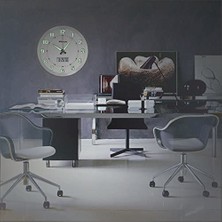 M3 Decorium Termometreli 40 cm Aluminyum Kasa Büyük Dev Fosforlu Duvar Saa...