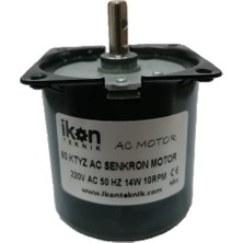 Ac Senkron Motor 60 Ktyz 10 Rpm 14W Viyol Motoru,