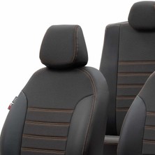 Otom Dacia Sandero Stepway 2021-SONRASI Özel Üretim Koltuk Kılıfı Paris Design Bej - Siyah