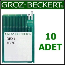 Groz Beckert Dbx1 Gebedur Düz Makine Iğnesi 10 Numara