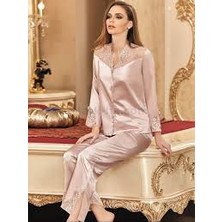 Nurteks 5692 Bayan Saten Pijama Takım