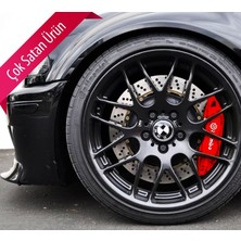 NKT GROUP Nokta Alfa Romeo Araçlarına Uyumlu Fren Disk Kaliper Kapağı 4lü Set Yağ Hortumlu Kırmızı