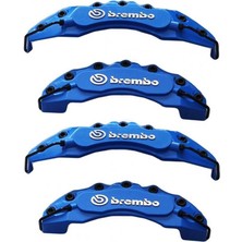 NKT GROUP Nokta Subaru Impreza Uyumlu Fren Disk Kaliper Kapağı 4lü Set Yağ Hortumlu Mavi