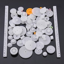 Robotistan 75 Parça Plastik Dişli Çark Seti (Dc Motor - Dıy - Hobi Seti)