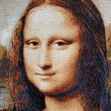 Niva Goblen Sanatsal Seri-2k Dokuma Goblen Tablo-Mona Lisa