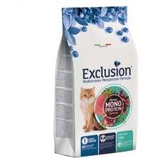 Exclusion Mediterraneo Monoprotein Düşük Tahıllı Ton Balıklı ve Narlı Kısırlaştırılmış Kedi Maması 12 kg