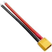 China XT60 Erkek Konektör - 10 cm Silikon Kablo