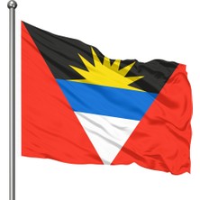 Asya Bayrak Rashel Kumaş Antigua ve Barbuda Bayrağı 70 x 105 cm