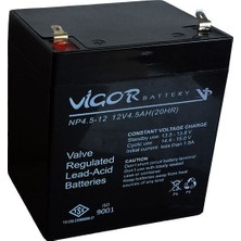 Vigor 12V 4.5AH 20HR Kuru Akü