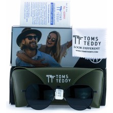 Toms Teddy Polarize/uv Metal Güneş Gözlüğü Mat Nikel TT1023C108M