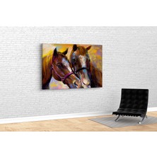 Tablo 360 Atlar Kanvas Tablo