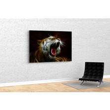 Tablo 360 Soyut Kaplan Kanvas Tablo