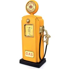 Otantik Çarşı Dekoratif Metal Yakıt Pompası KUMBARAC0719